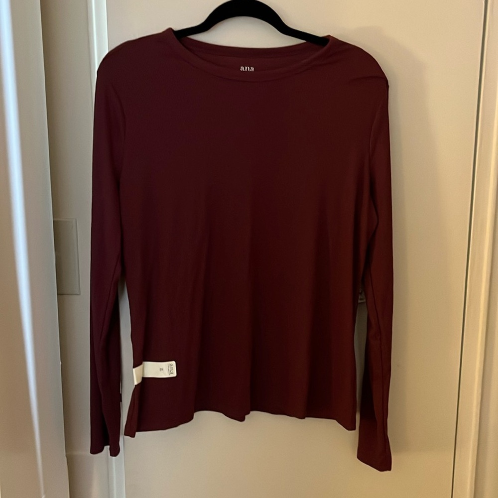 a.n.a Red Fitted Sweatshirt